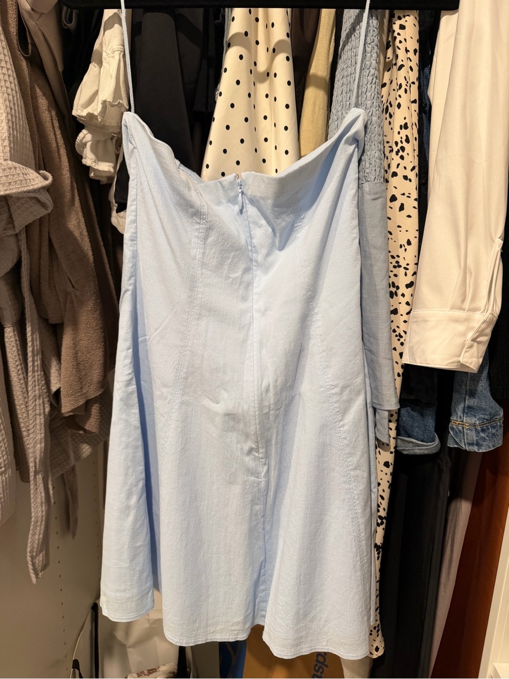 NWT AF strapless dress with removal straps
